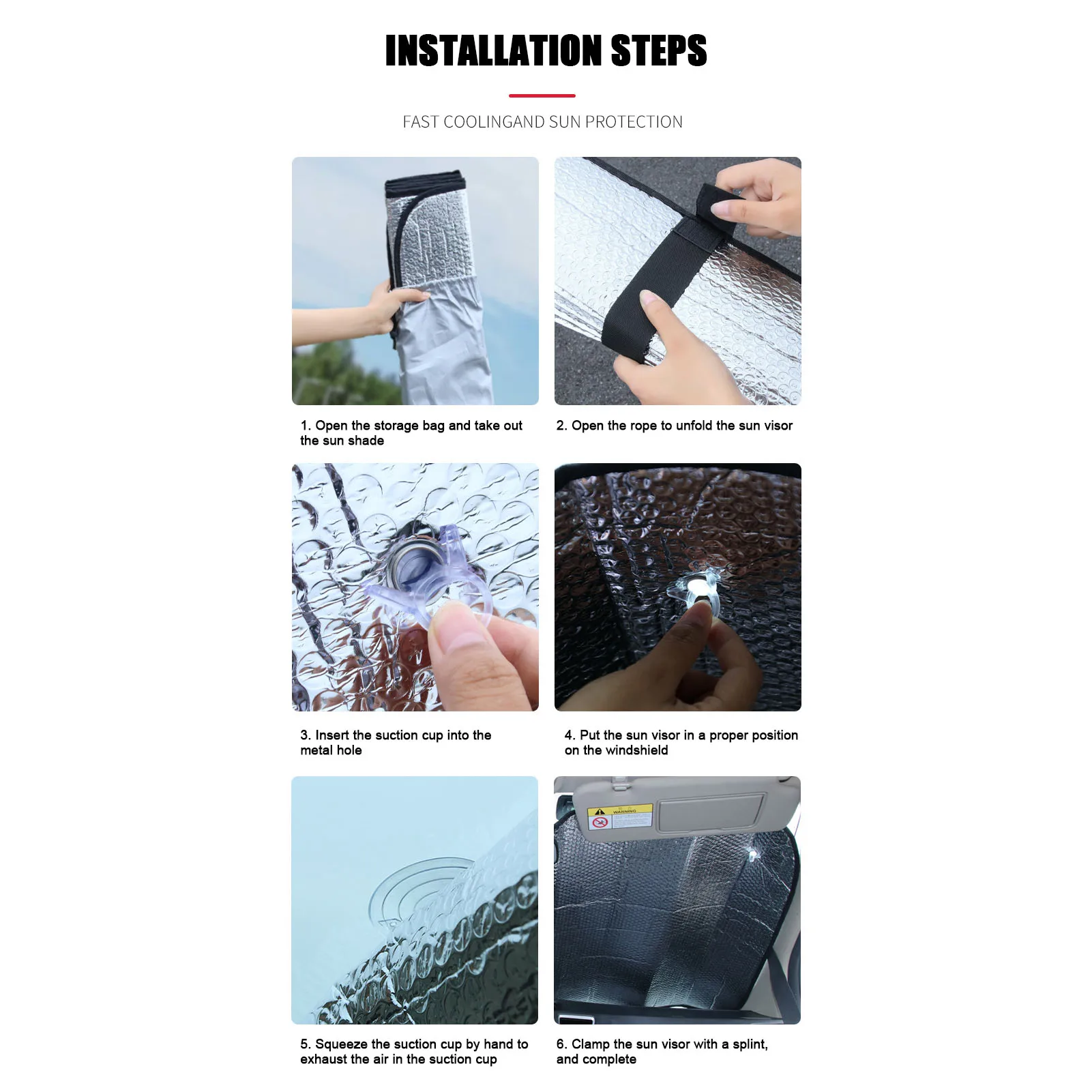 

Car Front Windshield Protective Sunshade, Car Front Windshield Cover, Interior Protection Accessories, To Prevent Sunlight