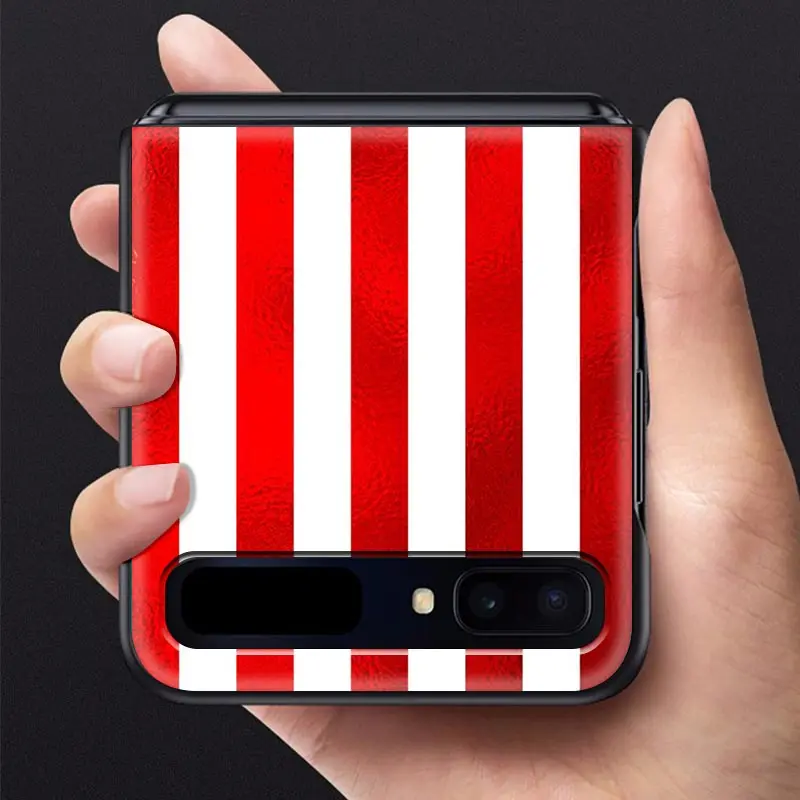 

Car Carbon Fibre Print Cover For Samsung Galaxy Z Flip For Capa ZFlip 5G 6.7Inch PC Black Shell TPU Hard Phone Cases Fundas