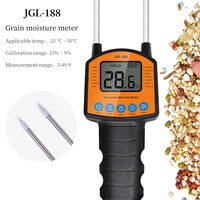 grain moisture meter hygrometer digital humidity tester use jgl 188 for corn wheat rice bean peanut moisture humidity analyzer