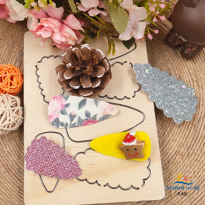 

Зажимы для рукоделия K48, деревянные пресс-формы для скрапбукинга, режущие штампы, подходят для общего рынка машин