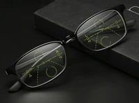 progressive multifocus ultralight full rim reading glasses women see near and far anti blu retro fashion 1 1 5 2 2 5 3 to 4