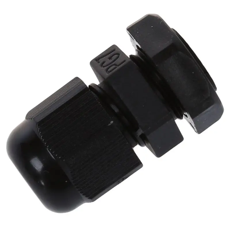 30 Pcs PG7 Waterproof Connector Gland Black for 4-7mm Diameter Cable | Обустройство дома