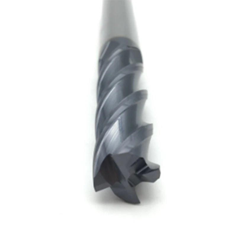 

5PCS HRC45 4 Flute 8Mm Solid Carbide Endmill 60Mm Long Side Milling Slotting Profiling Face Mill