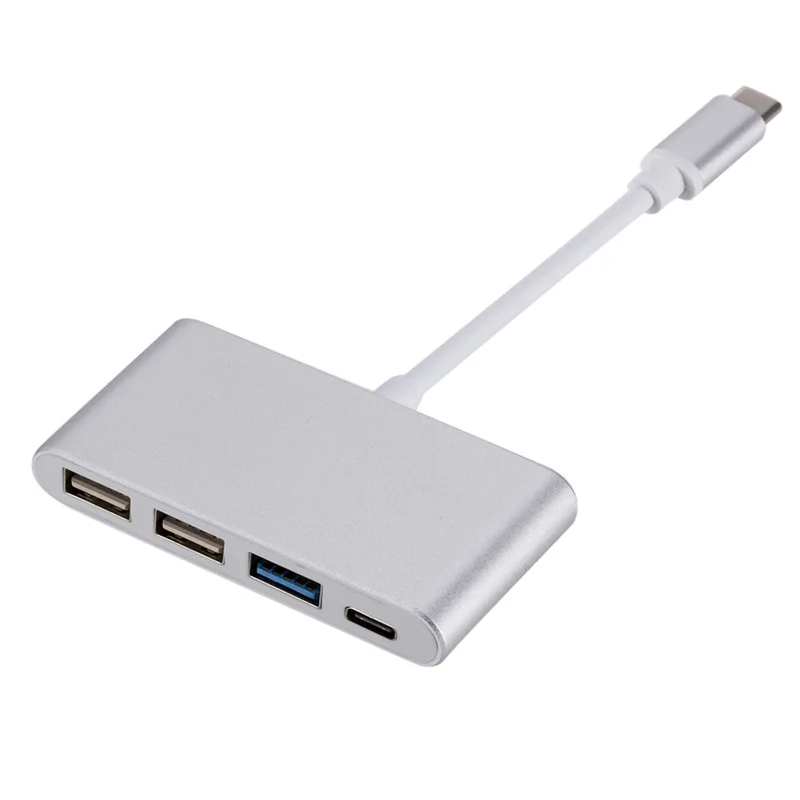 

Type-c 3.0HUB + Gigabit Hub 3 Ports USB 3.0 Gigabit Ethernet LAN Rj45 Network Adapter Hub To 1000mbps