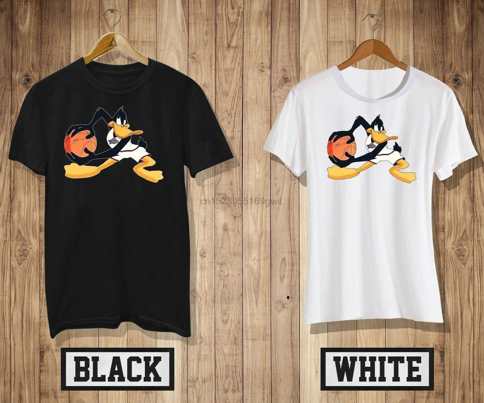 

New Looney Tunes Major Air Basketball T-Shirt Mens Womens BlackWhite Shirt 2