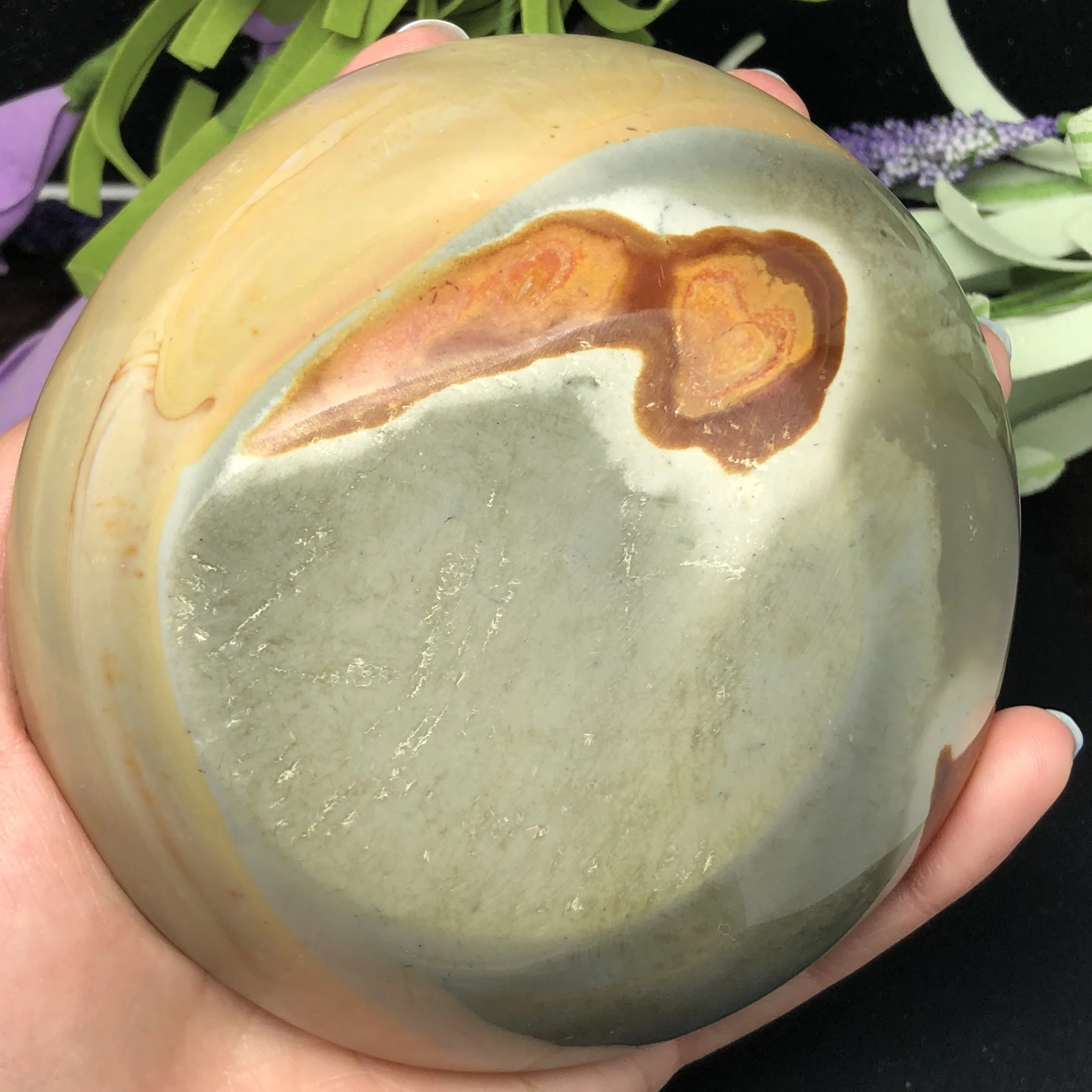 1 шт. натуральный красочный Океанский камень пепельница драгоценный чаша