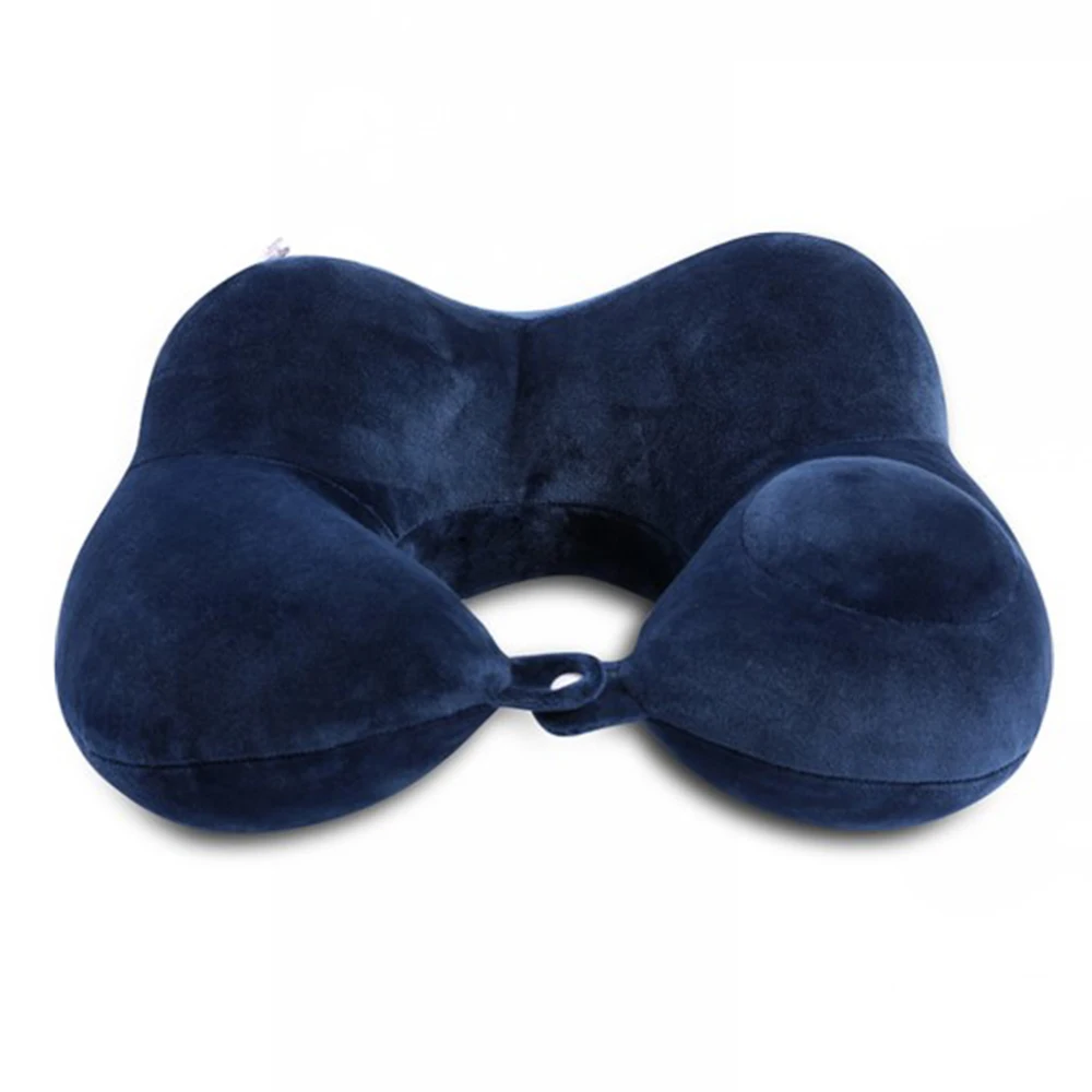 U образная подушка для шеи воздушная надувная шейный корсет расслабляющая боль в