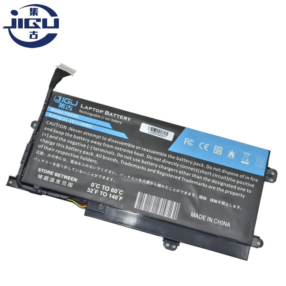 

JIGU For HP 715050-005 714762-2C1 TPN-C111 PX03XL HSTNN-LB4P Laptop Battery For Envy Touchsmart 14-K000 14-K100 M6-K100