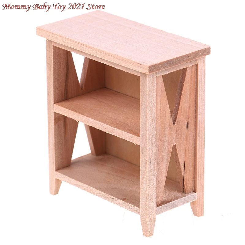 

1/12 Dollhouse Miniature Unpainted Lockers Storage Rack Model DIY Accessories