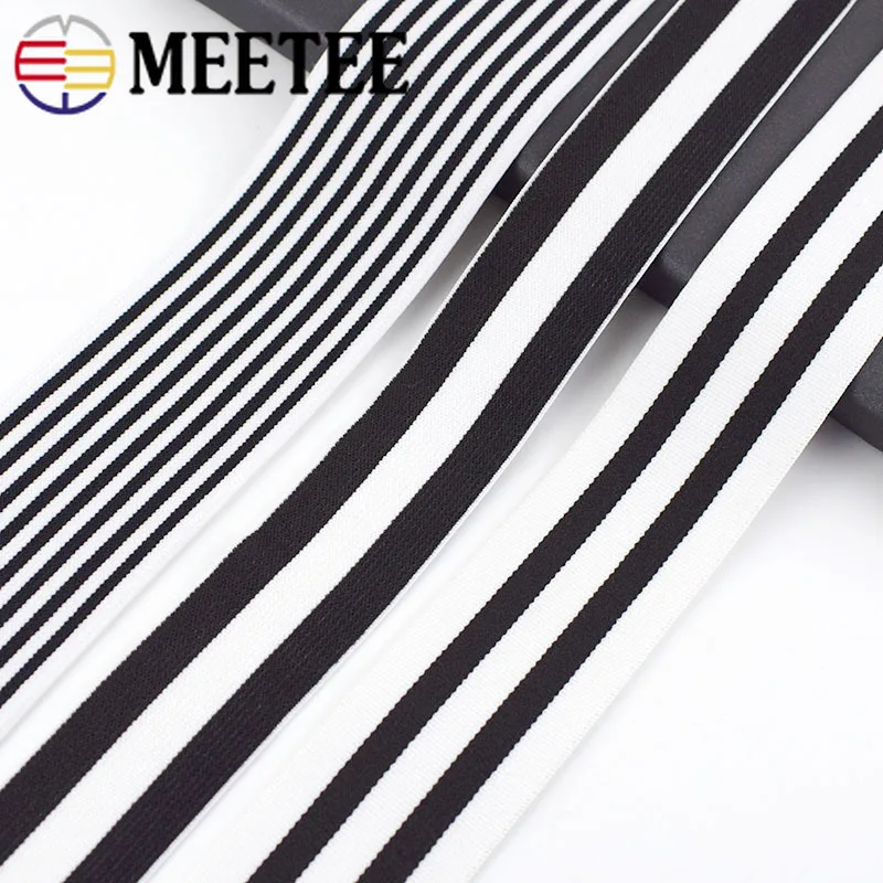 Эластичная лента из нейлона белый и черный пояс с кружевной отделкой 5