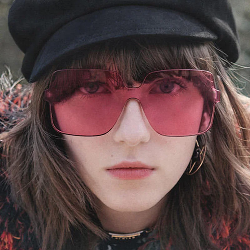 Дешевые поляризованные большие солнцезащитные очки для женщин дизайнерские