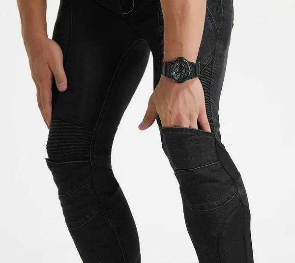 

Loong Biker 114-5 summer riding motorcycle pants mesh breathable jeans knight daily cycling protective slim casual trousers