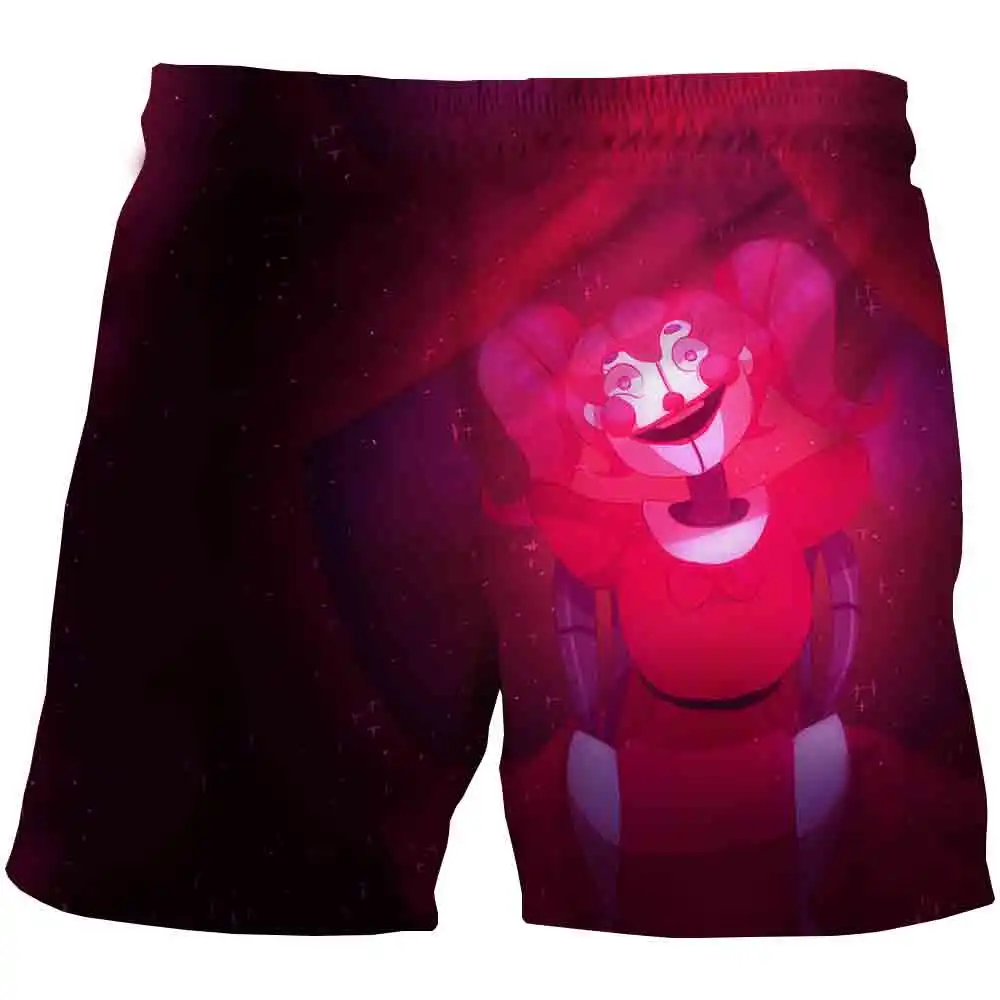 

New Fashion Summer Children Shorts For Boy Five Nights at Freddy 3D Short Toddler Kids Beach Short Casual Sports Pants Boy Girl