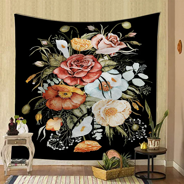 

fabric background wall covering home decoration wall blanket tapestry bedroom wall hanging