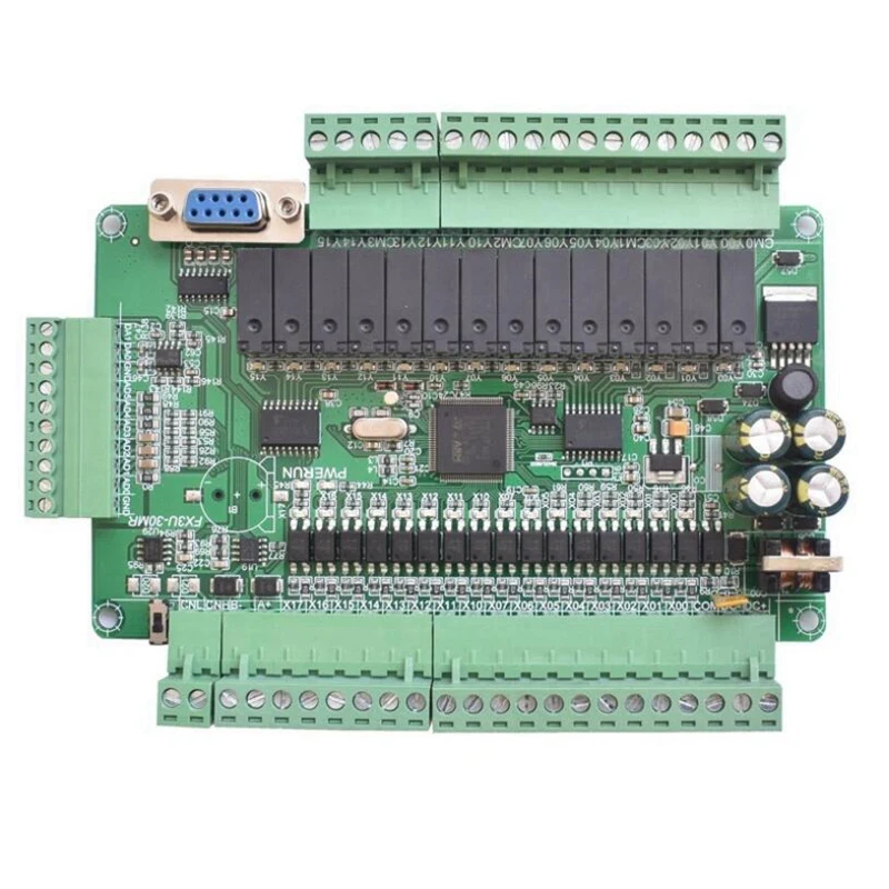 PLC Industrial Control Board Simple Programmable Controller Type FX3U-30MR Support RS232/RS485 Communication | Безопасность и