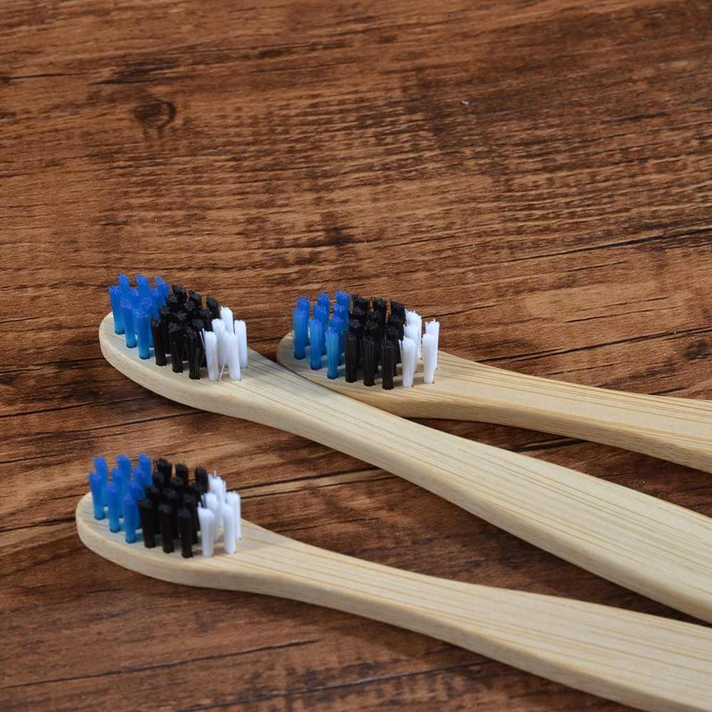 

10 Pack Estonian flag bamboo toothbrush adults&child nylon bristles toothbrush eco friendly toothbrushes Oral Care tooth brush