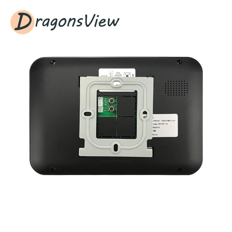 Dragonsview видео домофон с замком и Кнопка Exit (7 дюймов телефон двери белый монитор