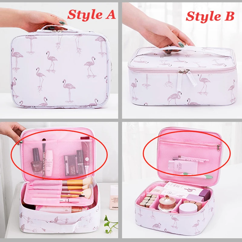 

Multifunction Waterproof Portable Cosmetic Bag Organizer Big capacity Women Travel Necessity Beauty Makeup Bag