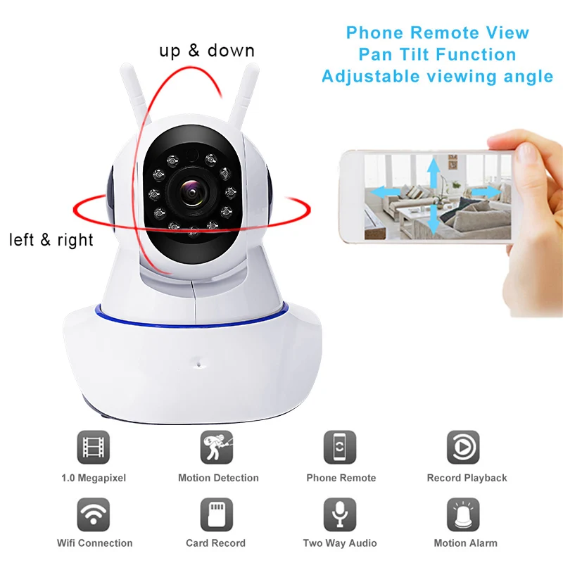 Wifi ip-камера, интеллектуальное автоматическое отслеживание, камера наблюдения человека, сеть безопасности, CCTV, беспроводная ИК-Инфракрасная умная камера