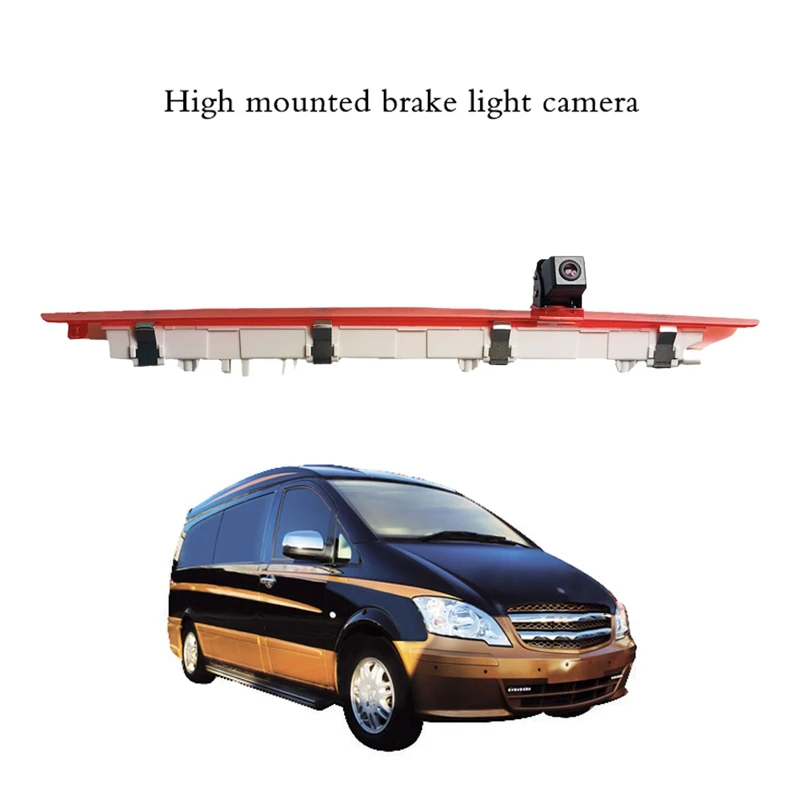 

Автомобильный Водонепроницаемый высокие стоп-сигналы светильник Реверсивный Камера заднего вида Камера для Mercedes-Benz метрис/Вито/виано Ван