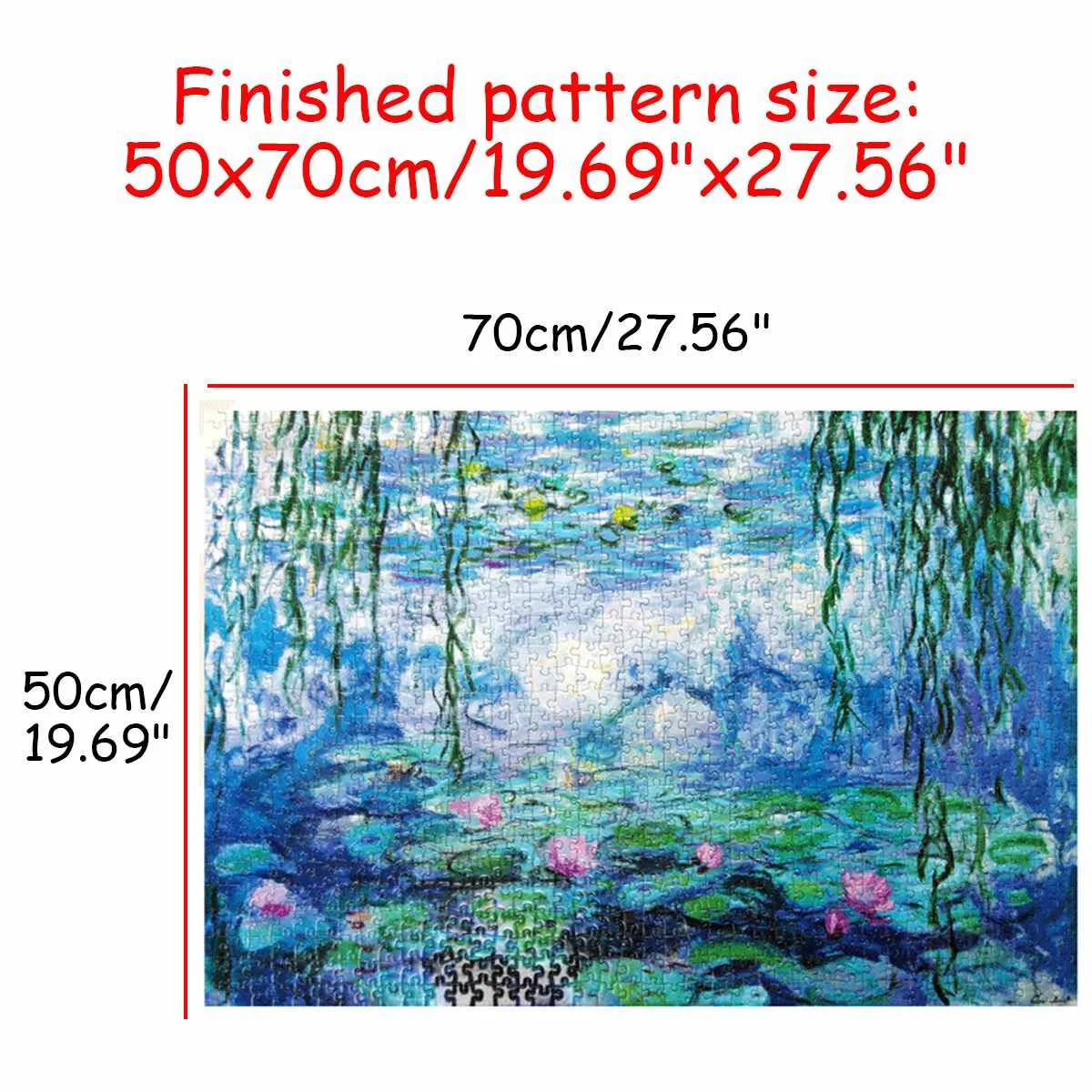 

Puzzle 1000 Pcs Oil Painting Puzzle Jigsaw Puzzles Toy Assembling Picture Landscape Puzzle Montessori Children's Educational Toy
