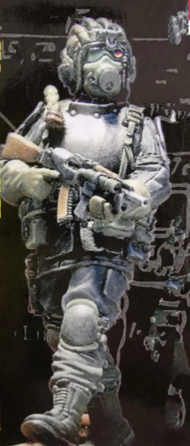 1/35 модельная фигурка из смолы разобранный Неокрашенный набор 992|Наборы для