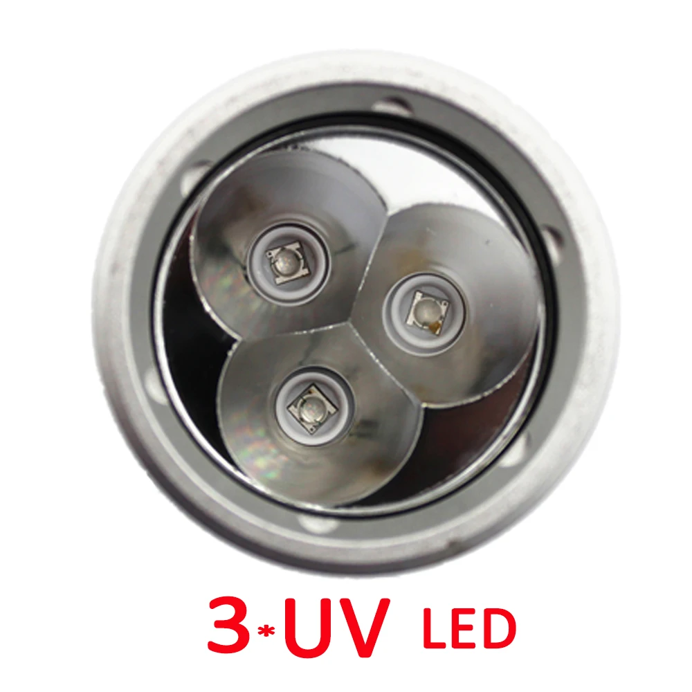 3x светодиодный УФ вспышка для подводного погружения и светильник ультрафиолет