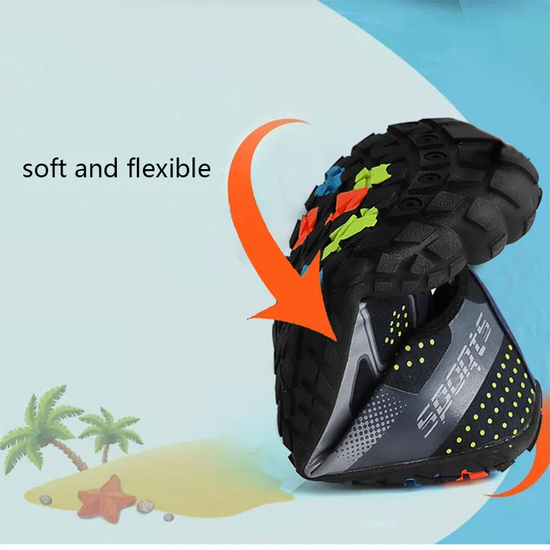 Кеды JACKSHIBO мужские для плавания пляжные кроссовки воды дышащие Спортивных