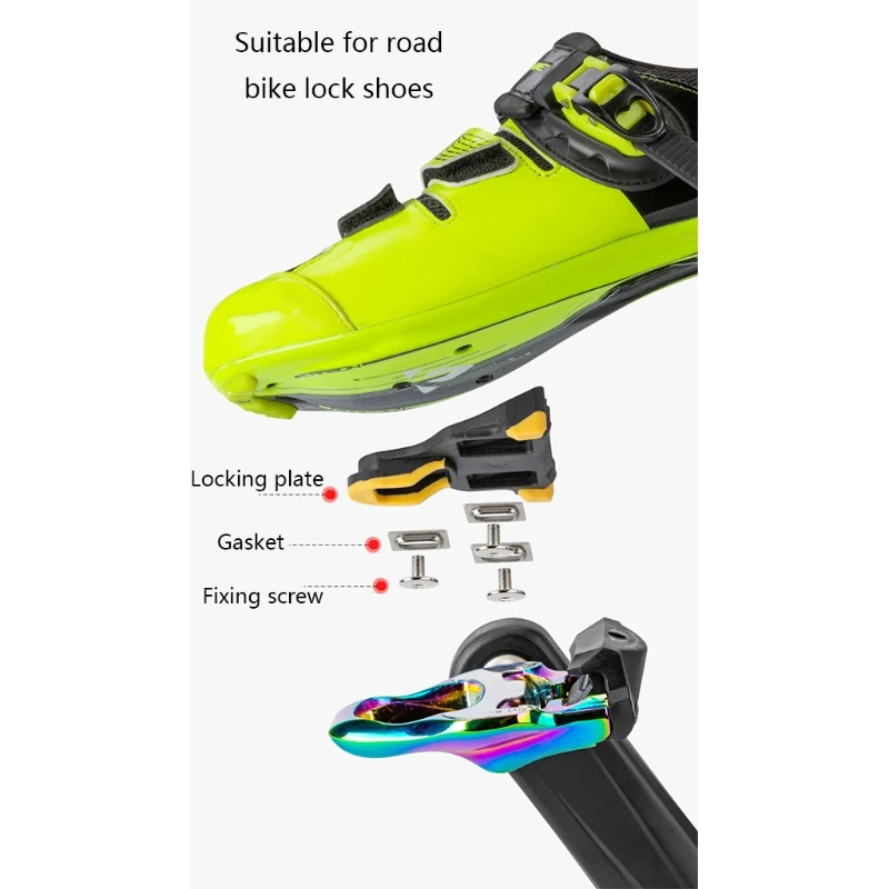 

1 Pair Bicycle Self-Locking Pedals MTB Mountain Road Bike SPD-SL Clipless Pedals XXFC