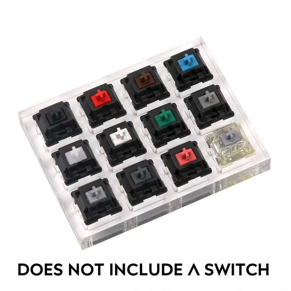 8 шт., механический переключатель Cherry Mx, серебристый, Mx, коричневый, синий, красный, 3 Pin feet, Cherry Mx, прозрачный переключатель