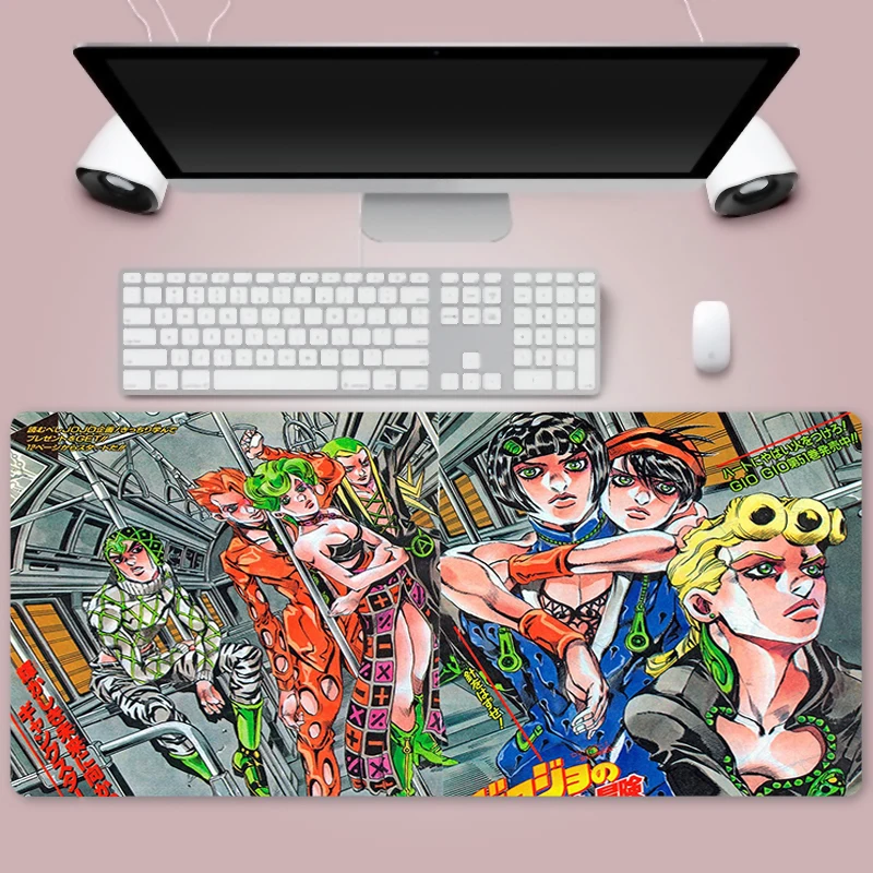 

Bizarre Adventure Gaming Mouse Pad Computer Gamer Keyboard Mouse Mat Hyper Beast Desk Mousepad for PC