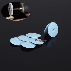 Стоматологические полировальные диски, силиконовые, грубые синие, 50 шт