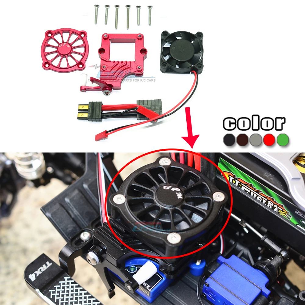 Простой переключатель ESC из металлического алюминиевого сплава с охлаждающим