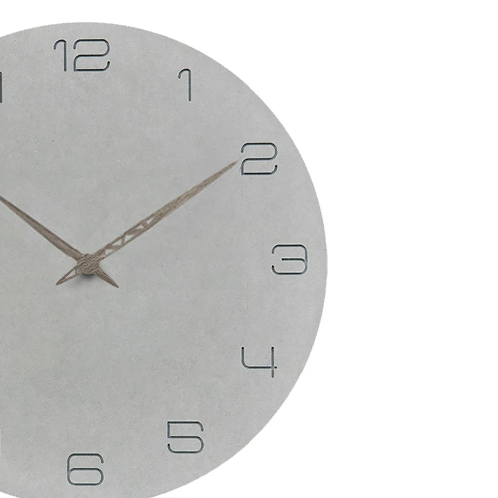 Настенные часы в Европейском стиле простой современный дизайн деревянные