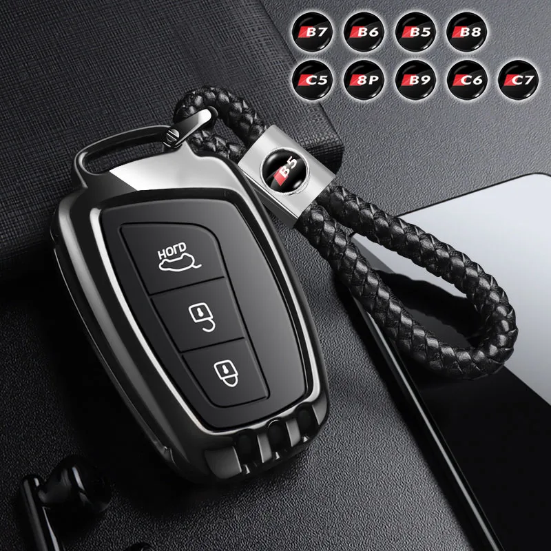 

1pcs Car Vintage Keychain Rings Automotive Trinket Sign Key Ring For Audis Accessories B5 B6 B7 B8 B9 8P C5 C6 C7 S3 S4 S5 S8