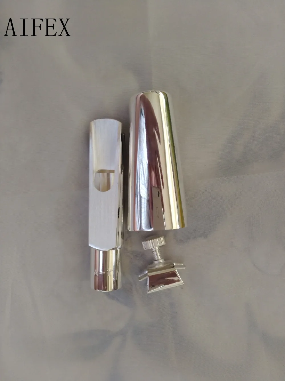 Custom Letter Logo Most Cheap Metal Alto Saxophone Tenor Mouthpiece Silver Plated 7 Model | Спорт и развлечения