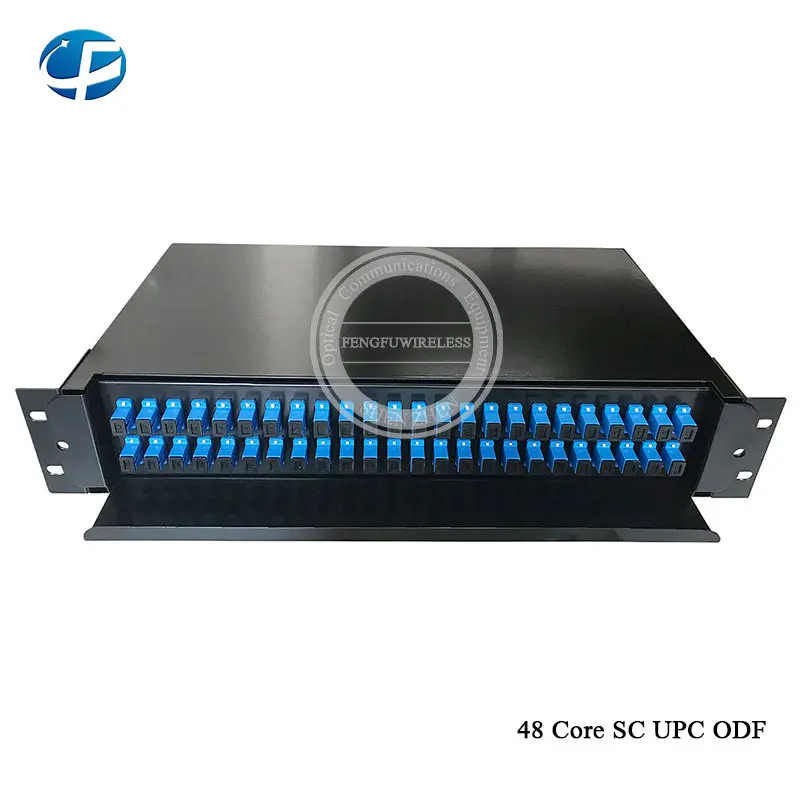 48 портов ODF волоконная коммутационная панель SC UPC Pigtail 1U оптоволоконная