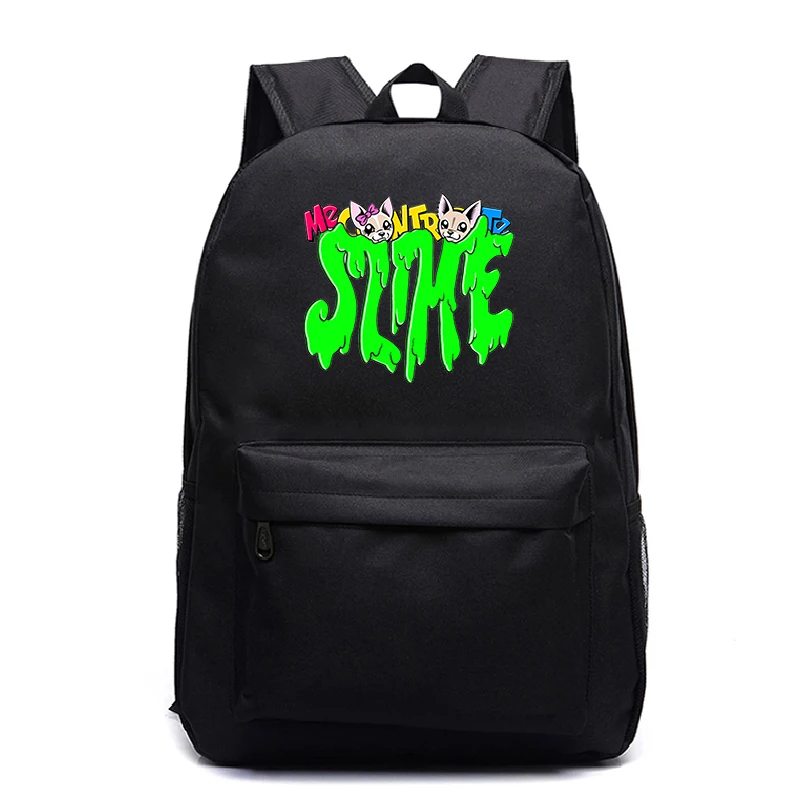 Рюкзак для девочек и мальчиков школьный ранец с рисунком аниме Me VS Te сумка