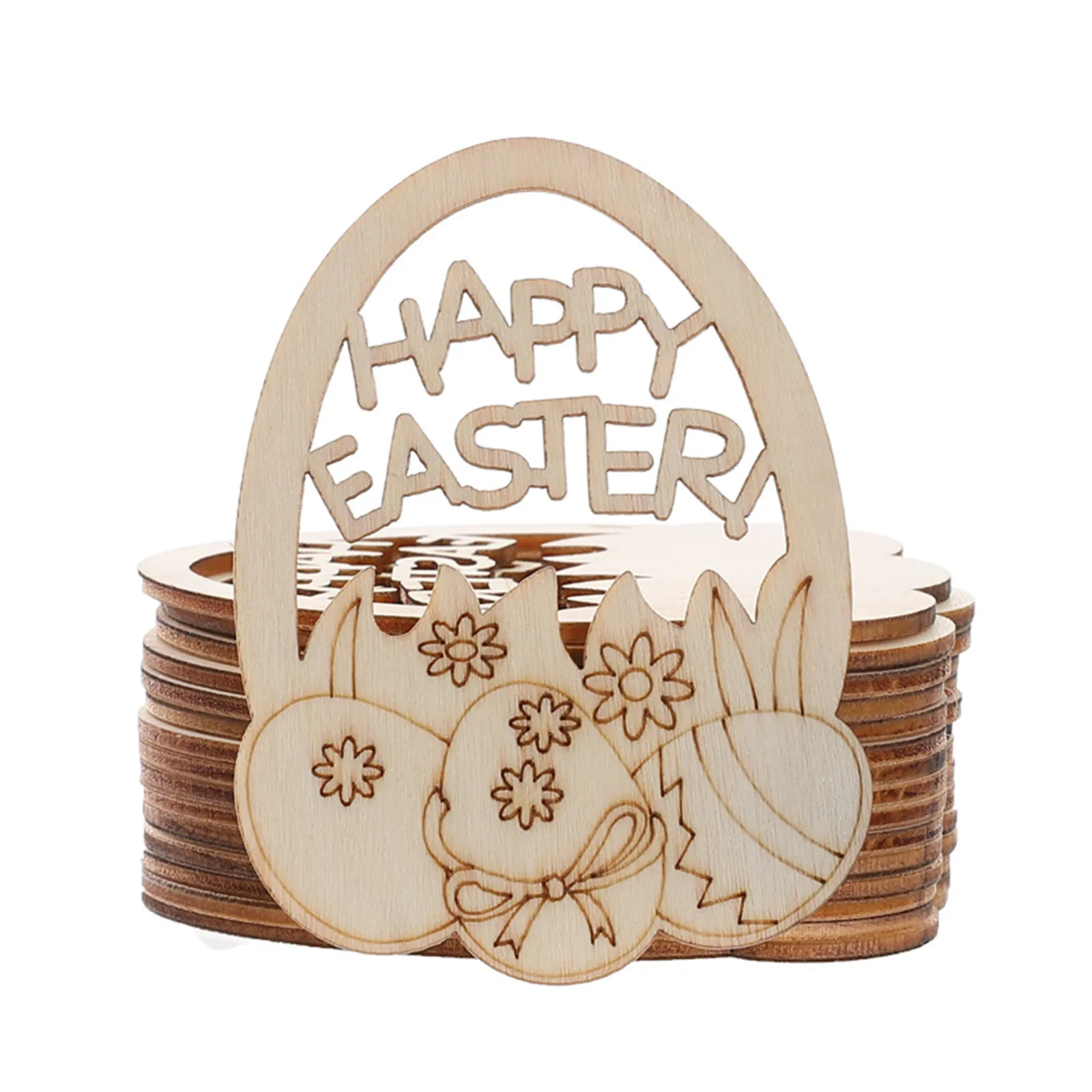 10 шт. пасхальное Ddecoration деревянные подвесные украшения праздника аксессуары для
