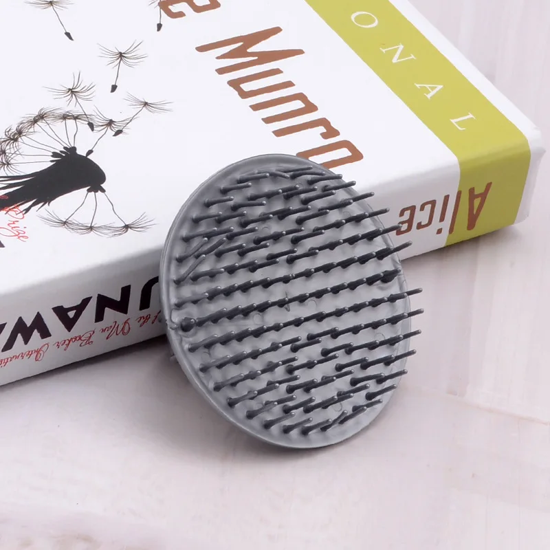 comb brush 1 шт. Лидер продаж силиконовая расческа гребень с мягкий гребень зубы Противоскользящий массаж головы Инструмент сухой влажный амфибия Товары для ванной комнаты - Цвет: comb brush