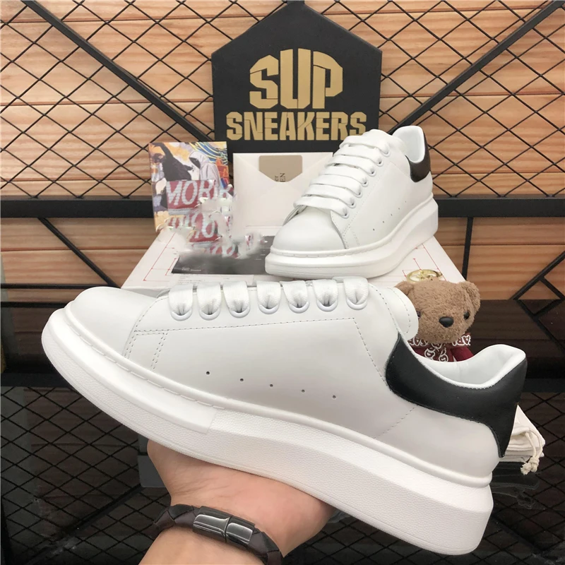 

Top Quality Original Luxury Designer Mcqueens Shoes Fashion New High Platform Brand White Sneaker Casual Trainer Men Women Zapat