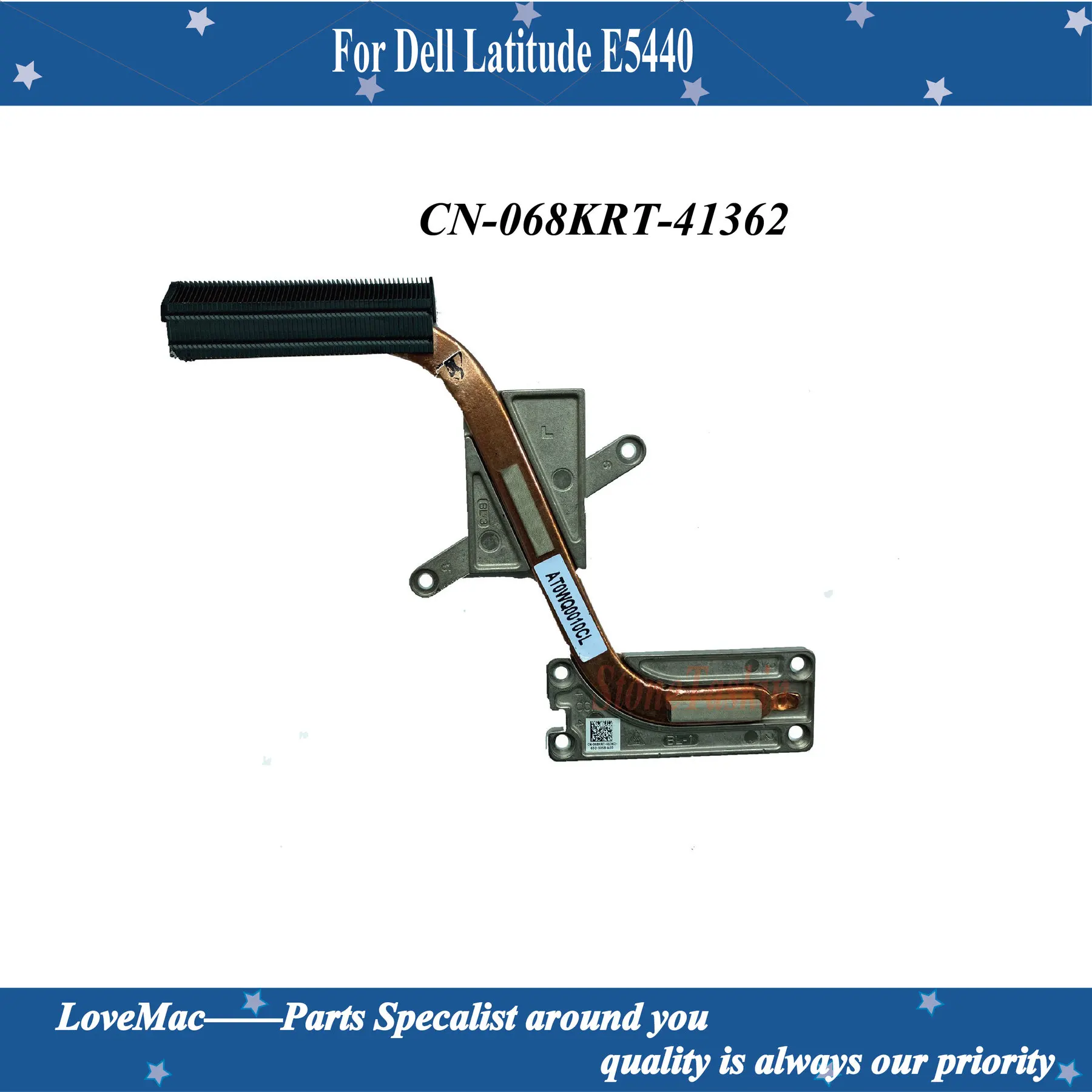 

Original Brand NEW For Dell Latitude E5440 Cooling HeatSink CPU GPU CN-068KRT 68KRT AT0WQ0010CL 100% tested