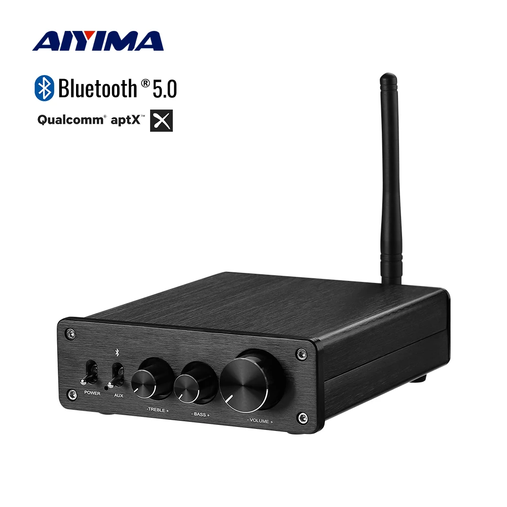 Усилитель AIYIMA APTX HD Bluetooth 5 0 QCC3034 TPA3255 усилитель мощности 300Wx2 Hi Fi стерео аудио для