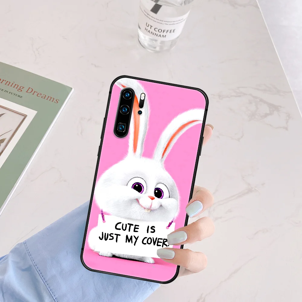 

Secret Life Of Pet Movie Phone Case For Huawei P Mate 10 20 30 40 Pro Lite Smart 2019 2021 black Funda 3D Back Pretty Prime