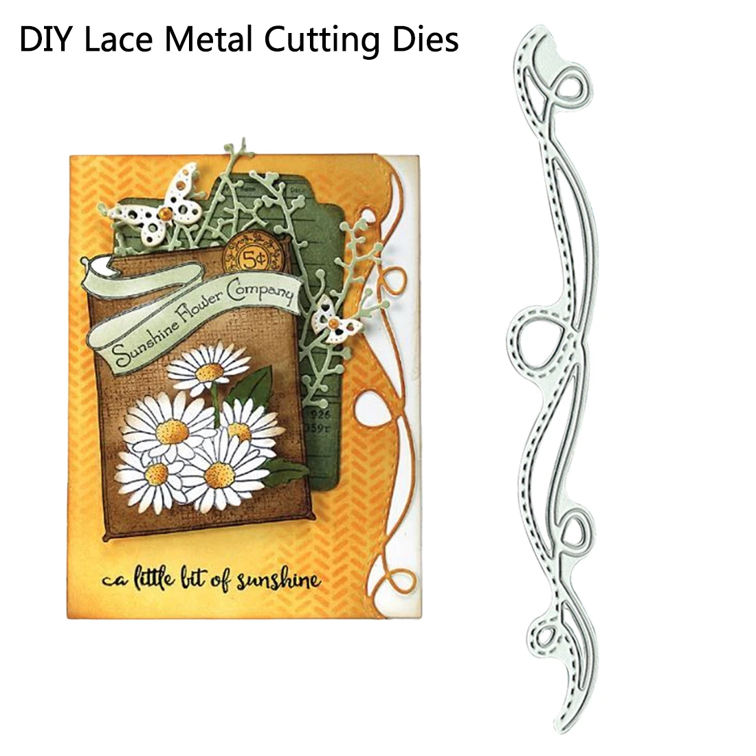 

Lace metal cutting knife mold for scrapbook embossing photo album greeting card decoration making DIY gift craft mold home tool