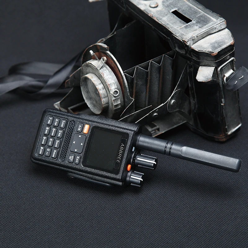 ABBREE AR-F8 gps расположение обмен всеми диапазонами(136-520 МГц) Частота/CTCSS обнаружения Walkie Talkie добавить AR-775 телескопическая антенна