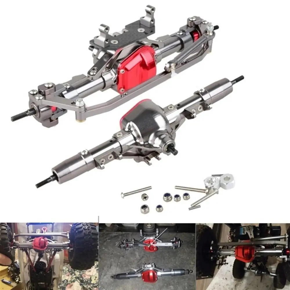 1/10 Rc автомобиль полный сплав Передняя и задняя ось CNC машина для 1:10 комплект