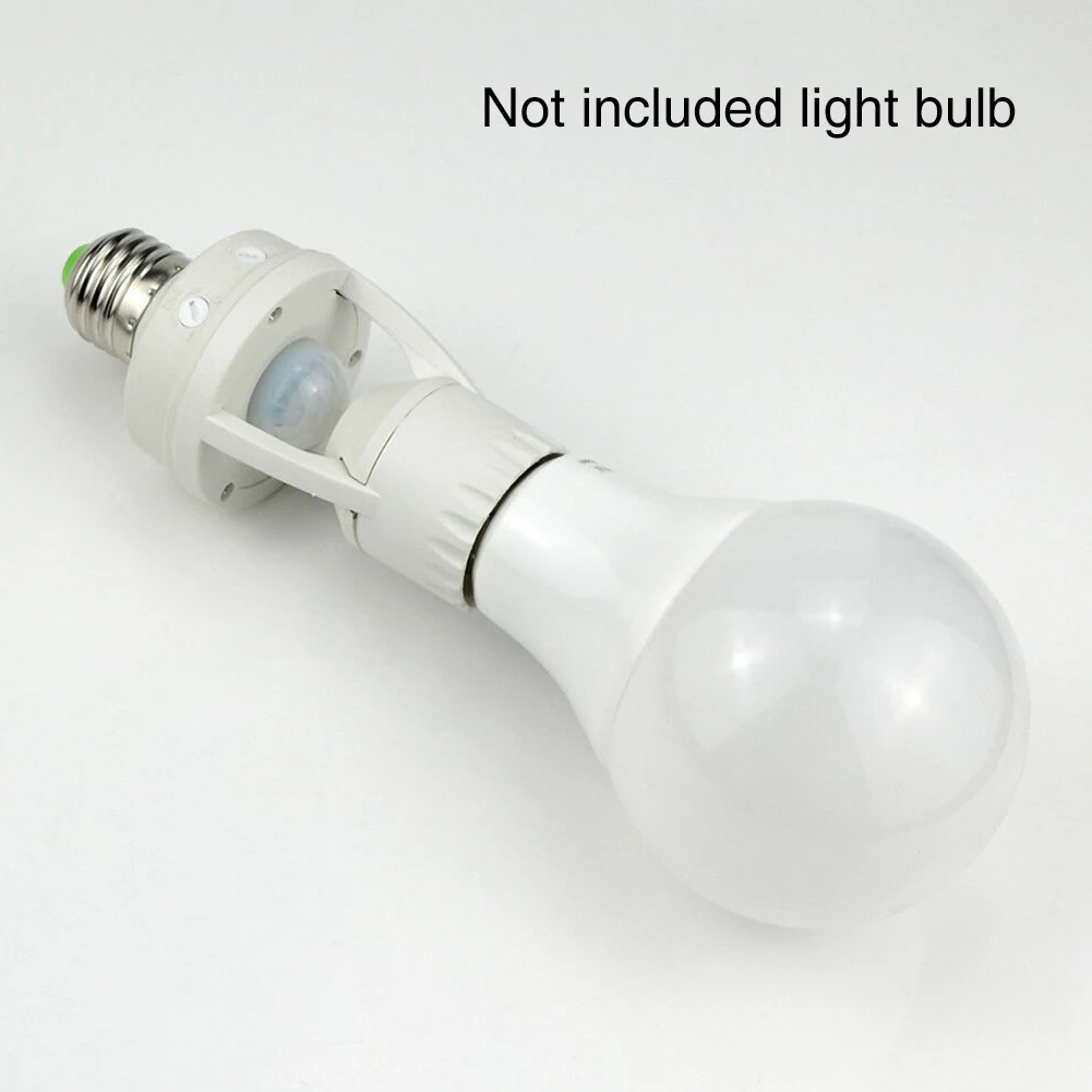 

E27 Automatic Practical Lamp Socket 360 Degrees Accessories Sensor Home Switch LED Light Infrared Motion Adjustable Holder Screw