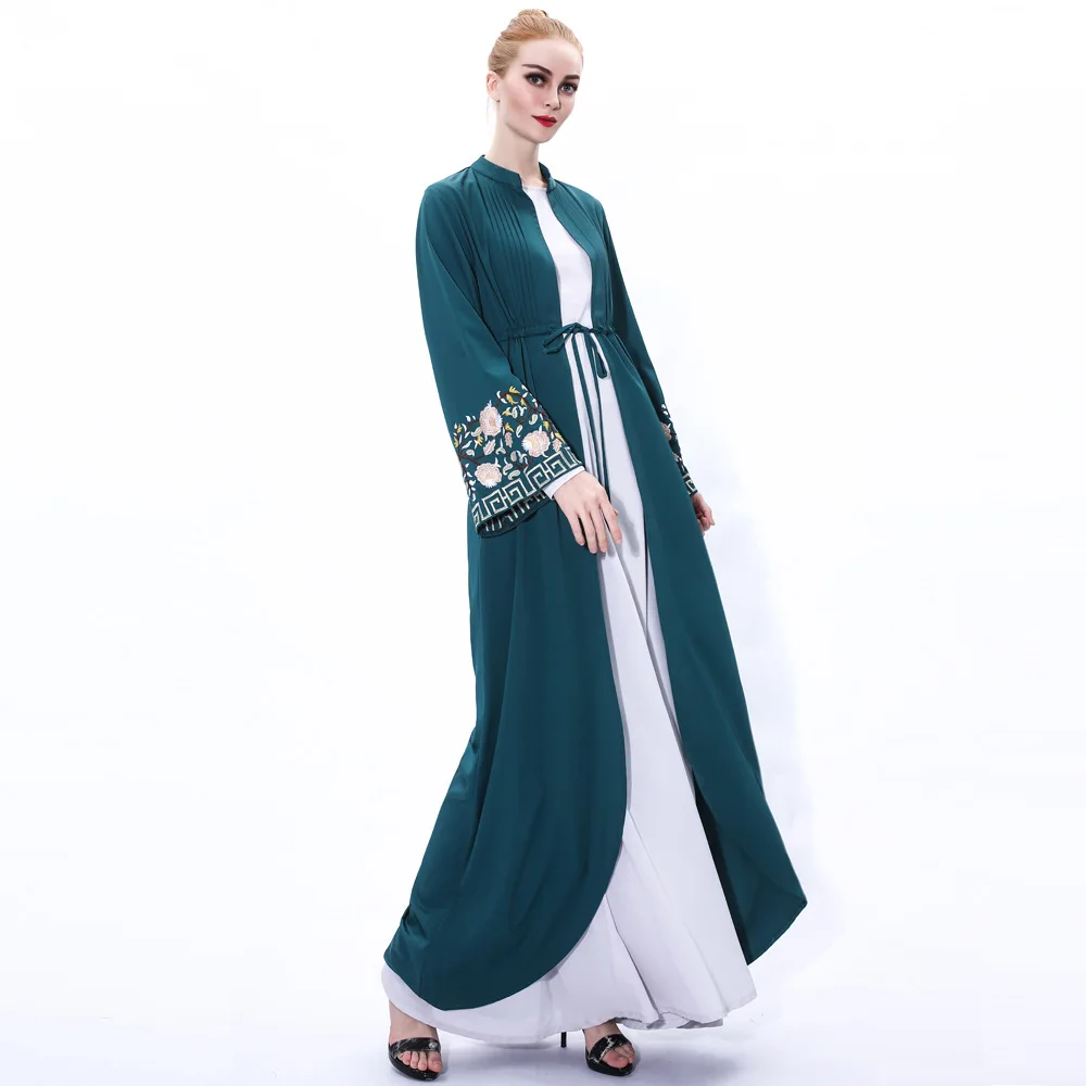 musulman High-end Abaya Women Muslim Dress Embroidery Jubah Hijab abayas islamic clothing Marocain Long Robe Jilbab Kaftan | Тематическая