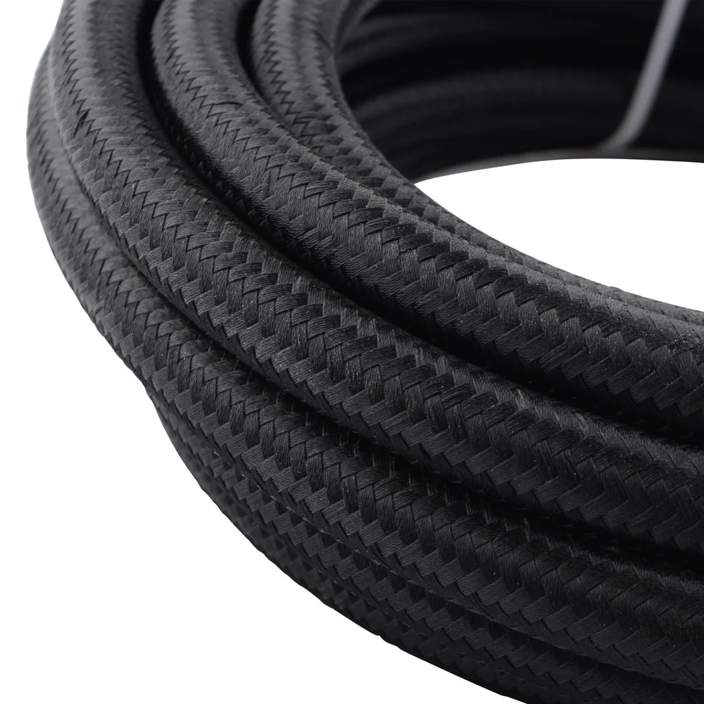 Злые энергии AN6 PTFE шланг AN6 PTFE стержень черные шланг мазута USB кабель с нейлоновой оплеткой шланг трубки pfte Топливопровод 1/3/5M E85